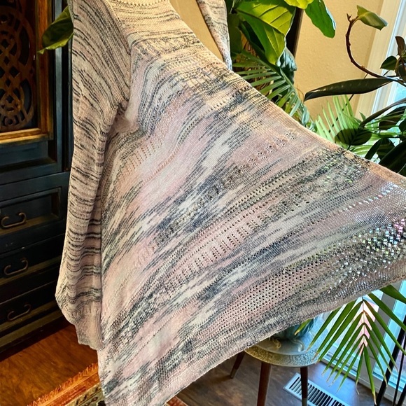 Knox Rose asymmetric waterfall open front cardigan - Picture 11 of 14